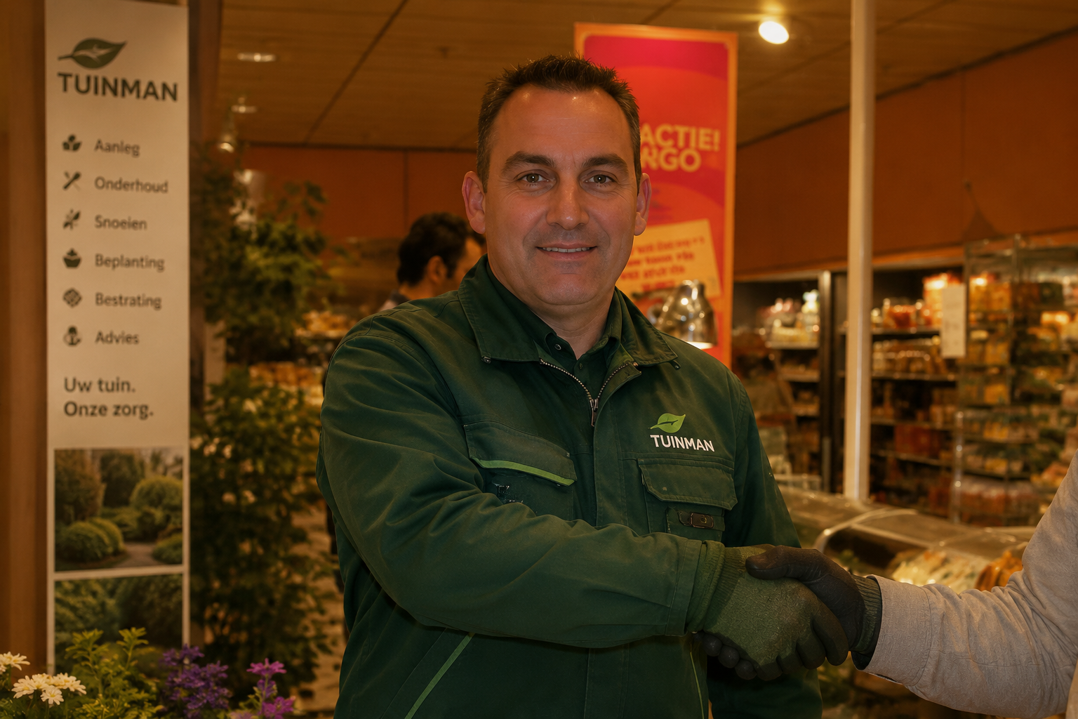Arthur Roest, hovenier uit Hellevoetsluis